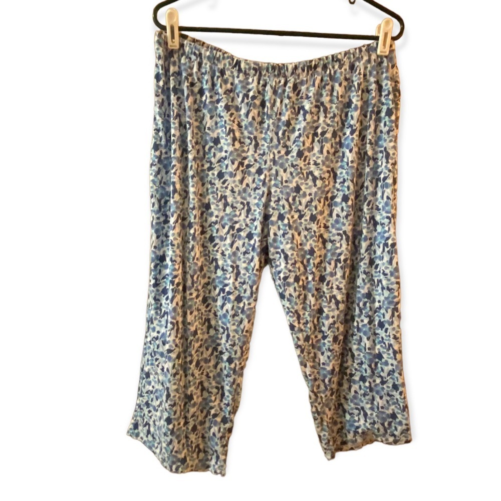 Secret Treasure Pajama Pants‎ Women’s Size XL 16-18 Blue Pajamas Pjs